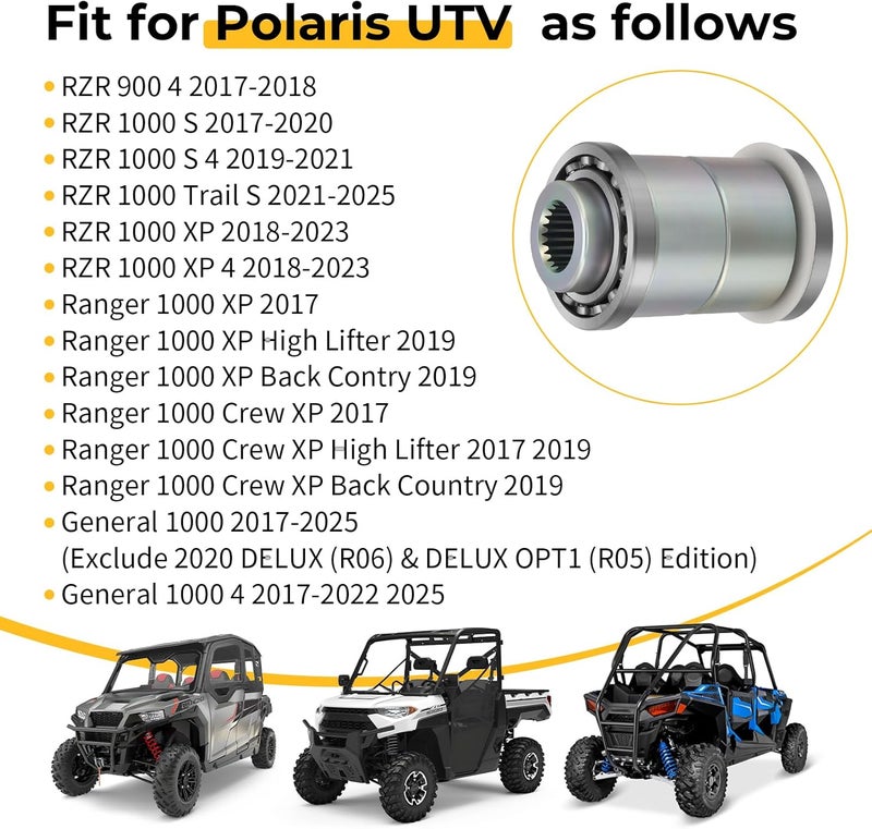 M MATI محور خرج التفاضلي الأمامي لمركبة بولاريس رينجر 1000 XP 2017-2019 RZR 900 1000 جنرال 1000 2017-2025 3236649 3236053 3236355 - Image 2